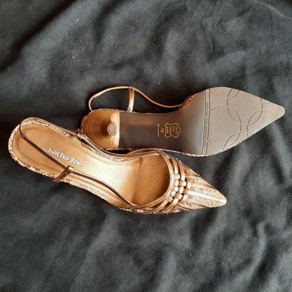 Woman's Evening Shoes Size 7M - Picture 3 of 7